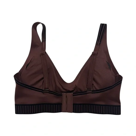 Alo Yoga Airlift Line Up Bra + Legging Set - Cherry Cola XS - Picture 10 of 12